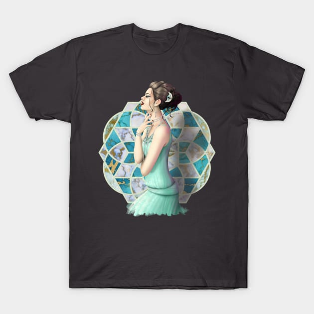 By the Stained Glass T-Shirt by CatAstropheBoxes